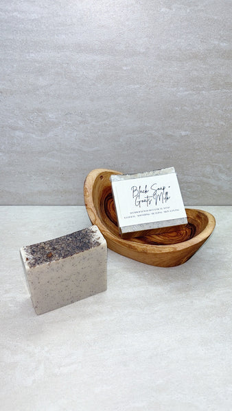 Black Soap + Goats Milk Botanical Soap Bar