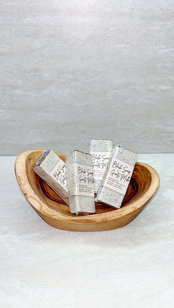 Black Soap + Goats Milk Botanical SOAP SAMPLE